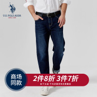 【商场同款】U.S. POLO ASSN.宽松直筒牛仔裤男 青年四季百搭裤子