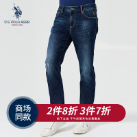 【商场同款】U.S. POLO ASSN.时尚潮流牛仔裤男 美式休闲直筒裤子
