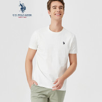 【商场同款】U.S. POLO ASSN.美国马球协会男士T恤春季新品纯色短袖T恤