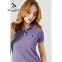 【商场同款】U.S. POLO ASSN POLO衫女夏2019新款短袖T恤舒适透气