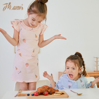 顶瓜瓜女童睡裙纯棉夏季儿童睡衣薄款宝宝睡裙小女孩背心无袖裙