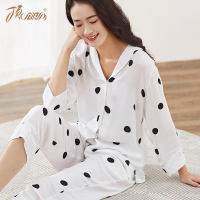 顶瓜瓜睡衣女夏 新款人棉家居服套装 可爱甜美女士居家服