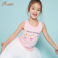 女童纯棉背心夏季薄款儿童中大童宽松休闲女孩打底吊带内穿3条装