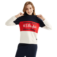 U.S. POLO ASSN.卫衣女春秋季2019新款女装休闲潮流圆领套头外套