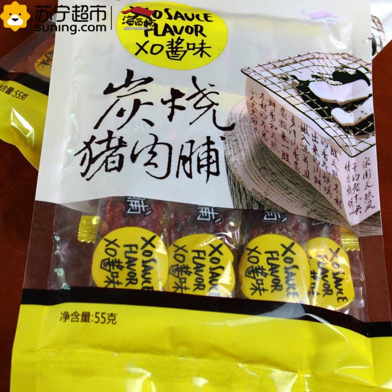 海西坊 炭烧XO酱味猪肉脯55g图片