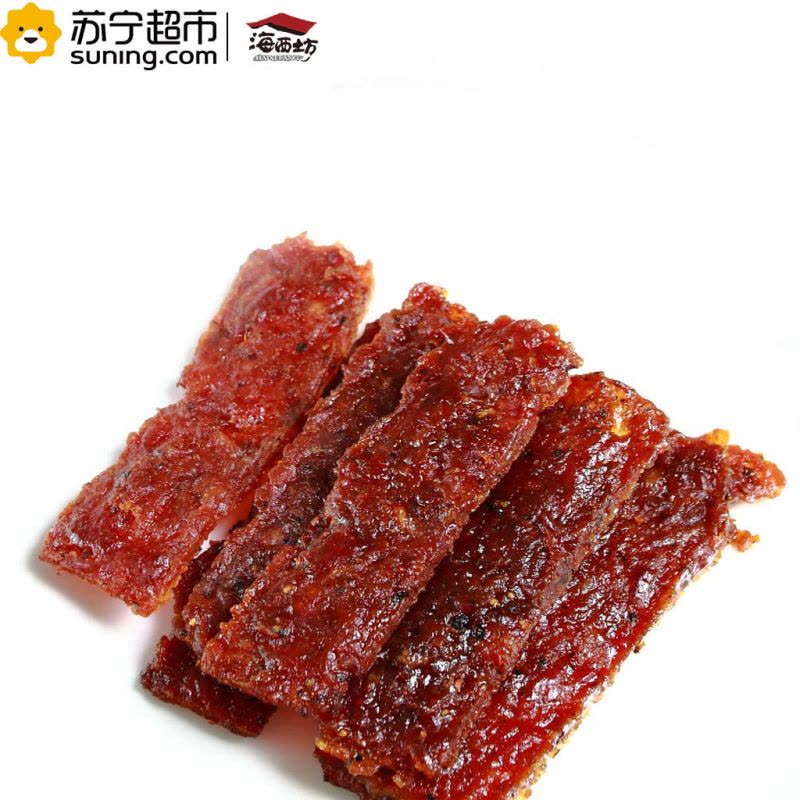海西坊 炭烧黑椒味猪肉脯55g图片