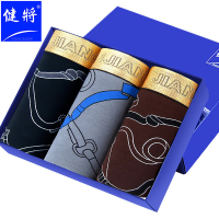 健将内裤男个性印花棉质舒适柔软男士平角男内裤7J633