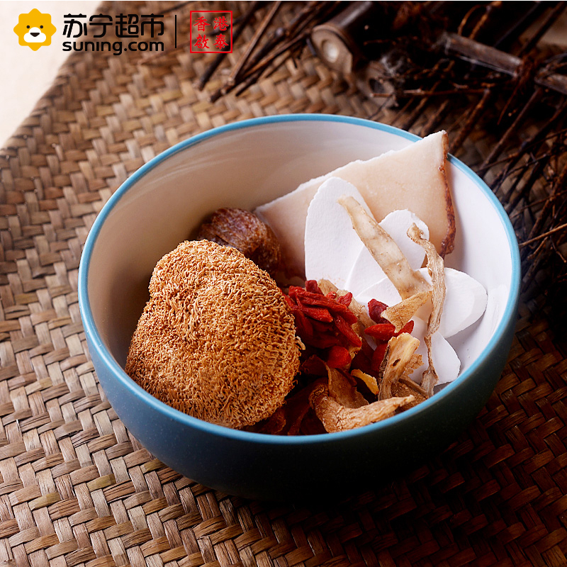 【苏宁超市】香港启泰 猴头菇螺肉片汤料60g（精选） 煲汤干货