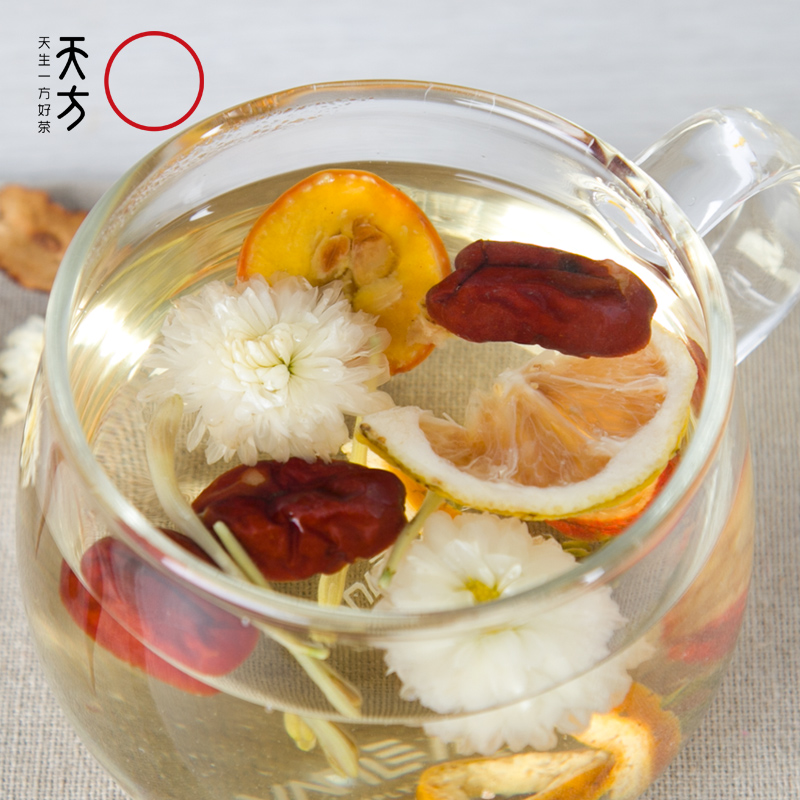 [天方_八宝柠檬茶120g]花草茶组合型 内含小袋装 冲饮方便
