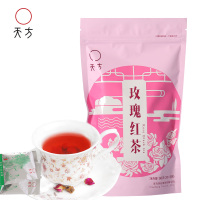 [天方_玫瑰红茶60g]祁门红茶 重瓣玫瑰花瓣配祁门红茶 杯泡茶 安徽天方茶叶