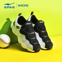 鸿星尔克童鞋 男春季新款儿童运动鞋一脚套网面透气小孩跑步鞋65118120050