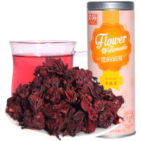 贡苑 茶叶 花草茶 玫瑰茄 洛神花茶 洛神花干50g/罐