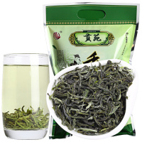 贡苑 茶叶 绿茶 高山云雾毛峰茶 绿茶 180g/袋