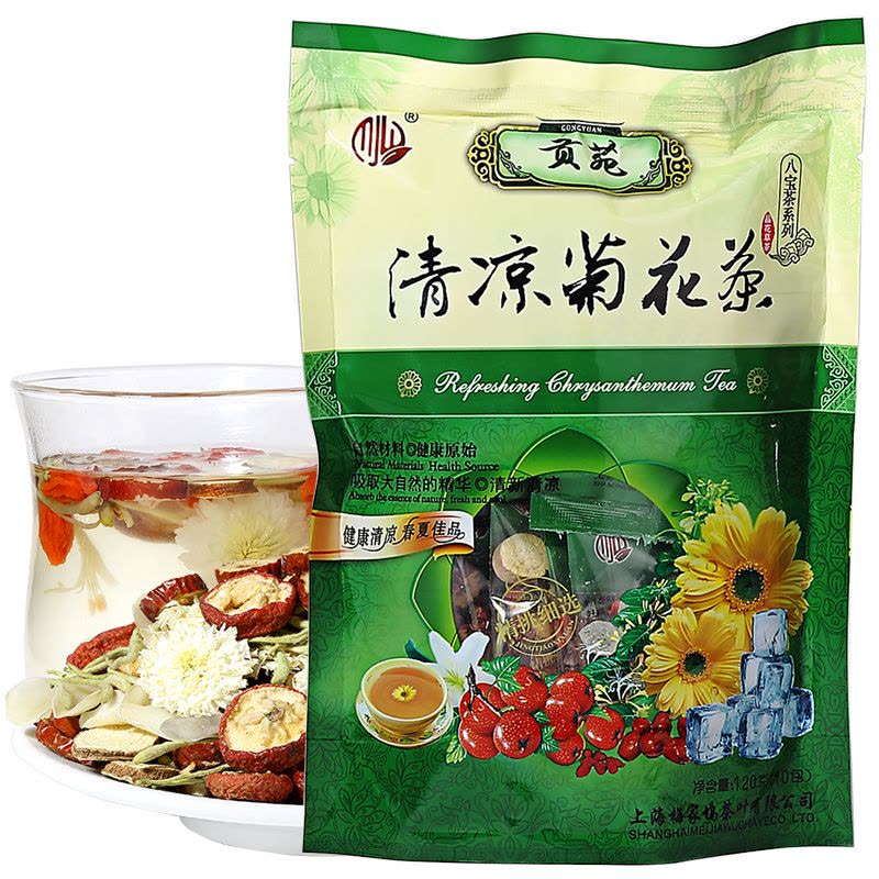 开古 花草茶 八宝菊花茶115g/袋图片
