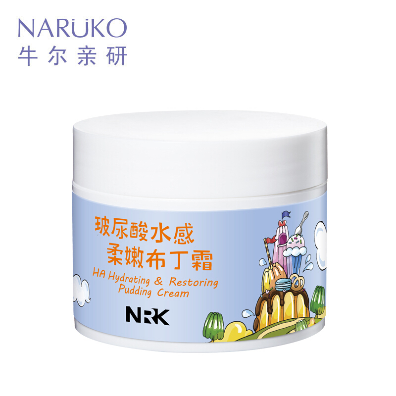 【 苏宁易购超市】牛尔NRK玻尿酸水感柔嫩布丁霜58g