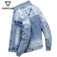 马克华菲夹克男2019春季新款短款上衣男士牛仔外套男款休闲衣服