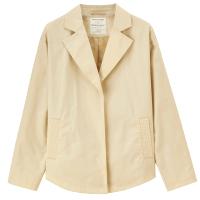 佐丹奴外套女装帆布翻领休闲小西装05377650