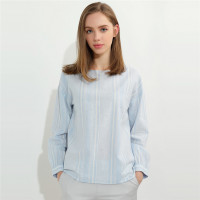 佐丹奴衬衫女装圆领麻棉衬衫05348028