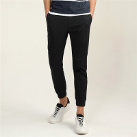 佐丹奴裤子男装弹力棉修身橡筋裤头束脚休闲长裤01118002