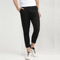 佐丹奴短裤男装弹力棉纯色宽松休闲九分裤01128203