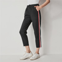 佐丹奴短裤女装抽绳侧边撞色织带休闲裤05428506