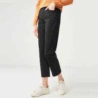 佐丹奴九分裤 女装高腰弹力棉休闲女裤 纯色9分女休闲裤 05428239