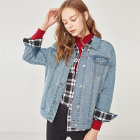 佐丹奴外套女装工装牛仔夹克外套05378746