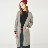 佐丹奴针织衫女装厚实无扣开胸长款针织衫外套05358854