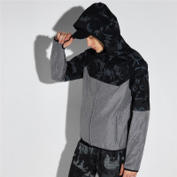 佐丹奴BSX外套男装连帽迷彩拼色摇粒绒里卫衣外套04077661