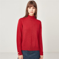佐丹奴针织衫女装高领宽松套头针织衫13358667