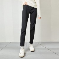 佐丹奴裤子女装弹力棉加绒修身休闲长裤05418602