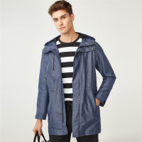 佐丹奴外套男装中长款束腰连帽风衣外套01078635