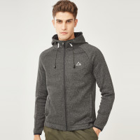 佐丹奴外套男装反光印花摇粒绒里连帽夹克01078852