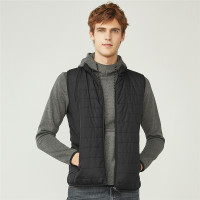 佐丹奴外套男装纯色立领棉衣背心外套01078625