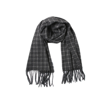 佐丹奴男围巾 英伦风秋冬新款保暖流苏拼色格子男士围脖 01288601