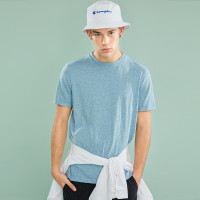 佐丹奴男t恤衫 夏季纯色T恤圆领衫 竹节纱男士短袖体恤衫01029379