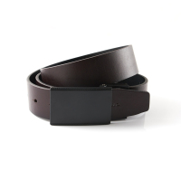 佐丹奴男皮带 2019新款头层牛皮革皮带 双面旋转板扣腰带01139610