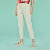 佐丹奴短裤女装毛边裤脚纯棉休闲九分裤05429318