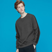 佐丹奴男宽松卫衣套装上衣秋新品宽松圆领初秋套头衫衣服01029790