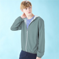 佐丹奴男薄外套春季新款男装连帽轻薄防晒皮肤风衣01070091