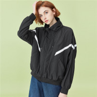 佐丹奴女士防风外套新款女装撞色风衣05370727