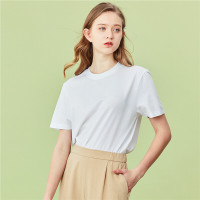 佐丹奴Tee女装新款上衣女生纯棉圆领净色T恤女短袖05320217