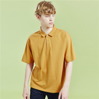 佐丹奴polo衫男装落肩袖宽松上衣男韩版风弹力POLO衫男生01010383