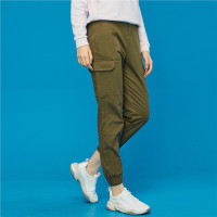 佐丹奴女士休闲裤秋季女装纯棉多口袋束脚工装窄脚裤05429316