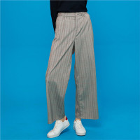 佐丹奴女生阔腿裤宽松新款半橡筋女式休闲裤子05429328