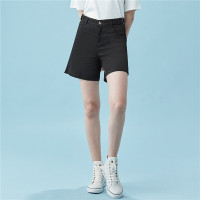 佐丹奴短裤女装新款女热裤弹力棉纽扣休闲裤女短款13400204