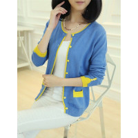 绒运利达羊绒开衫毛衣外套女秋冬加厚韩版开衫