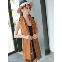 AO围巾女冬季韩版流苏仿羊绒百搭毛线围巾两用长款春秋加厚围脖