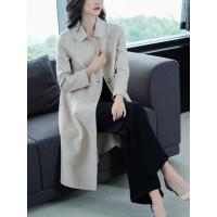 18高端羊绒大衣中长款双面呢外套休闲宽松大码显瘦羊毛呢反季特价