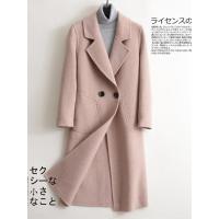 双面呢羊绒大衣女2018秋冬新款羊毛尼子无羊绒修身毛呢外套中长款